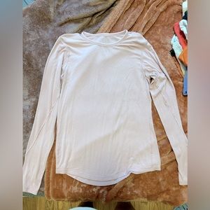 Lululemon baby pink long sleeve